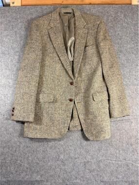 Vintage Harris Tweed Redwood & Ross Blazer Men’s 42 Herringbone Wool Coat